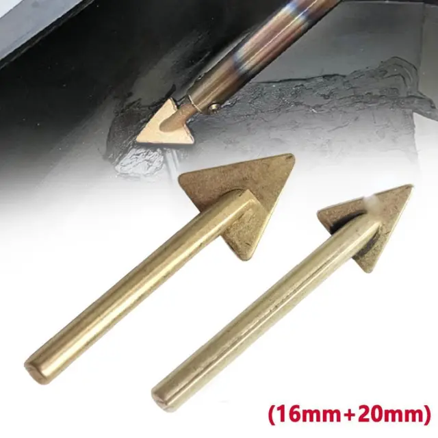 Soldering Iron Head Plastic Repair Triangular 1/2pcs Bumper-CopperNICE E1Q7