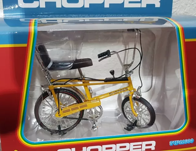 RALEIGH CHOPPER THE Hot One Die Cast 1 12 Scale Model in Yellow