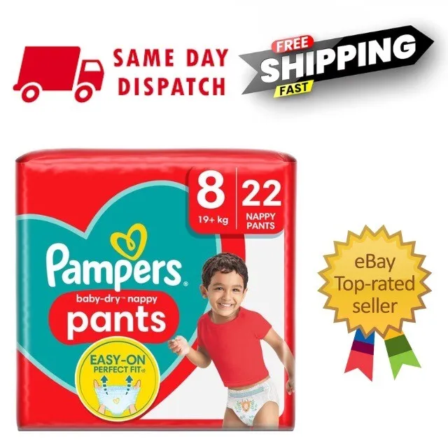 Pampers Paw Patrol Baby Dry Size 5 Diaper Pants 12-17kg Monthly Pack 160  Nappies 