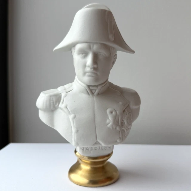 Buste Antique Napoléon Bonaparte En Métal - Louis Armand Rault, France (Occasion Original)