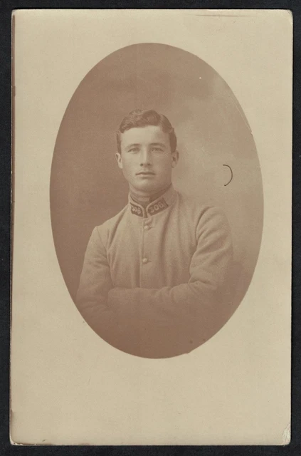 CPA 306th RI Shawl Infantry on Marne Military War Photo Card