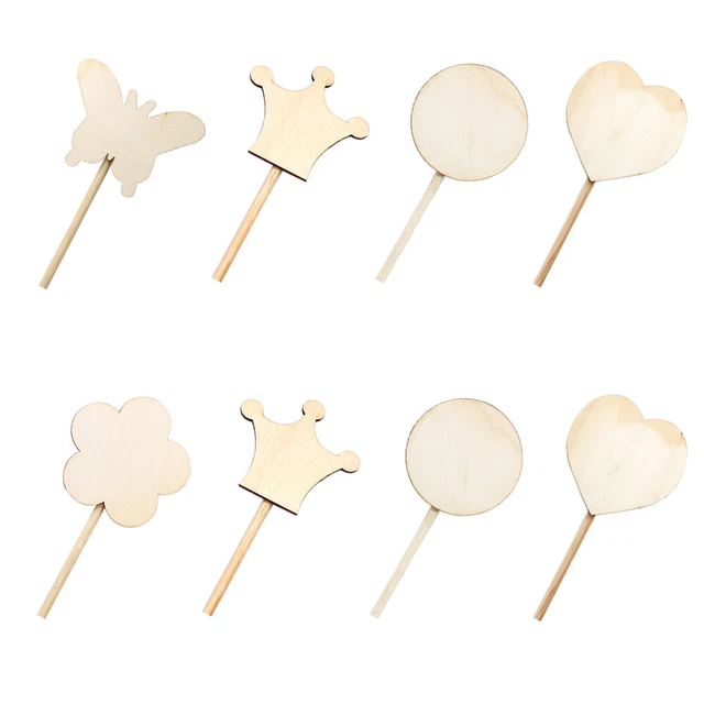 8 stücke Unfinished Fairy Sticks DIY Fee Zauberstab Spielzeug Kinder DIY