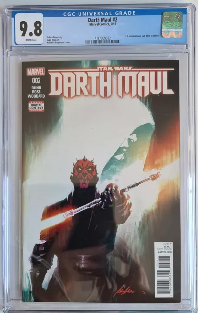 Star Wars: Darth Maul #2 (05/2017) 1st Cad Bane in Comics - CGC 9.8 - Marvel