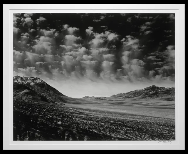 John Wimberley Signed 1981 Racetrack Valley 15"x19" Photograph