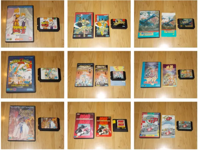 Juegos Sega Mega Drive Games - Japan / Japon - Elige De La Lista - Choose One