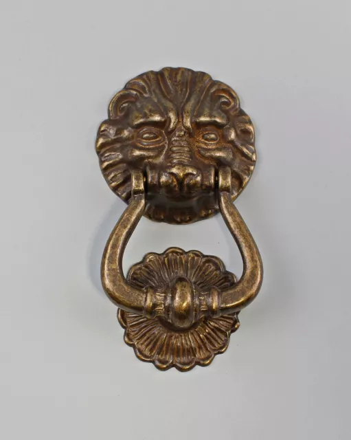 9977432 Heurtoir de Porte Lion en Laiton Bruni Historicisme