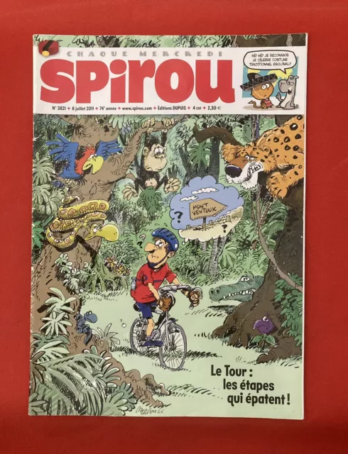 Spirou Magazin Juli 2011 N’ 3821 Wochenkalender Dupuis Sehr Guter Zustand Bd