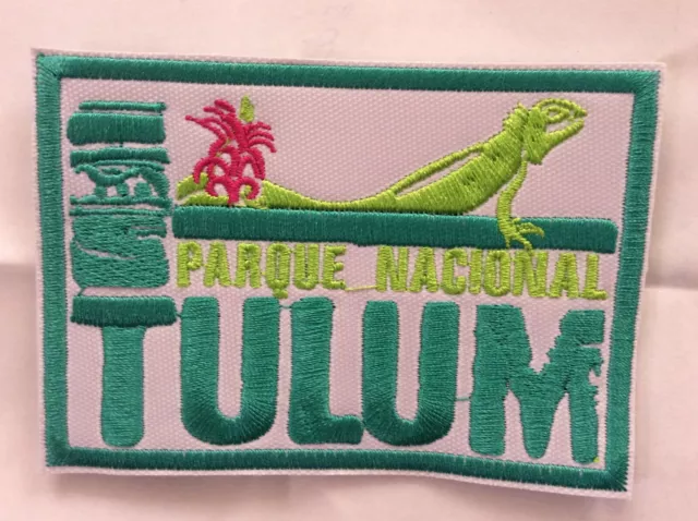 Patch Tulum National Park Mexico Yucatan Quintana Roo Souvenir Maya