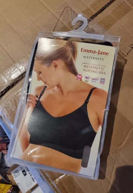 Brand New In Packet Emma Jane Maternity Nursing Bra Adjustable Feeding 36 B-F