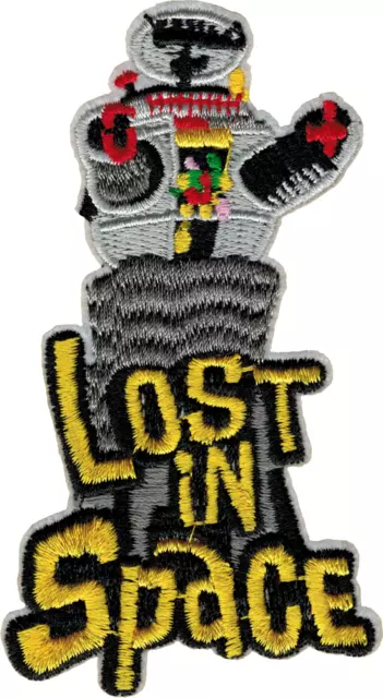 Patch - Lost In Space Robot Logo TV Show Retro Series Embroidered Iron On #9988