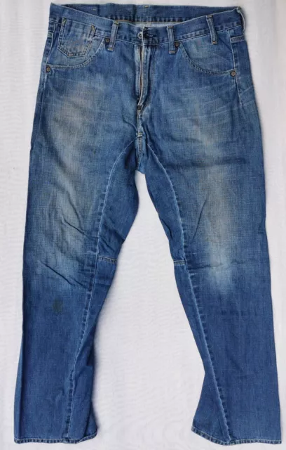 VINTAGE G-STAR RAW Denim Mens Jeans Shortcut A Crotch W 36 in L 34 in ...