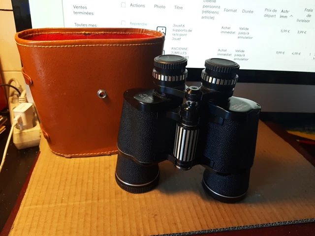 ANCIENNE JUMELLE DE THEATRE AVEC SON ETUI CUIR . PROPRE ET FONCTIONNEL  Item 11493305