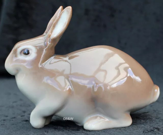 Bing&Grondahl / Royal Copenhagen Figur #2422  "Rabbit Sitting" Top 1. Wahl