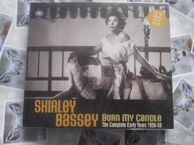 Shirley Bassey Burn My Candle The Complete Early Years 1956-58 UK 2x CD Set NEW