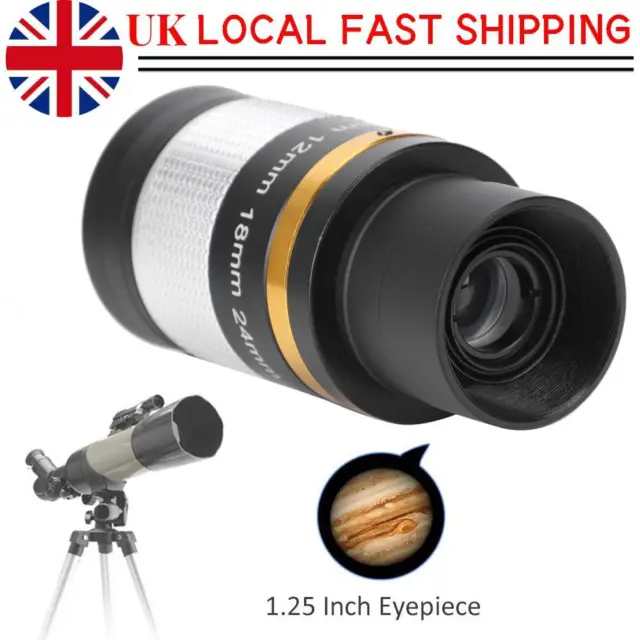 8-24mm Zoom Eyepiece 1.25' Multi-Coating Optical Lens for Telescope Skywatcher