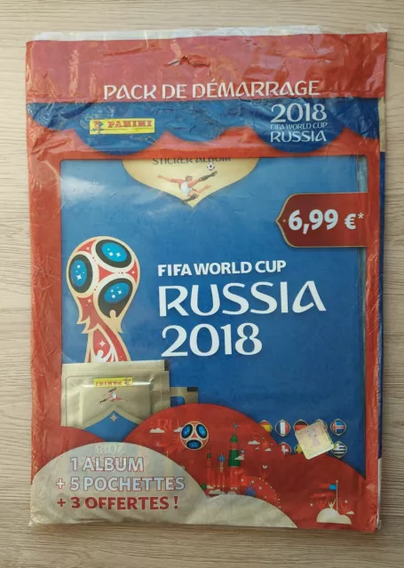 Panini - Wm World Cup Russia 2018 - Starter Pack  Album + 8 Pochettes French Ed.