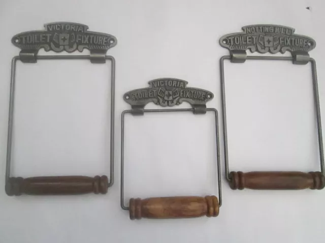 vintage Victorian old style Period bathroom Wc Washroom Loo Toilet  Roll Holder