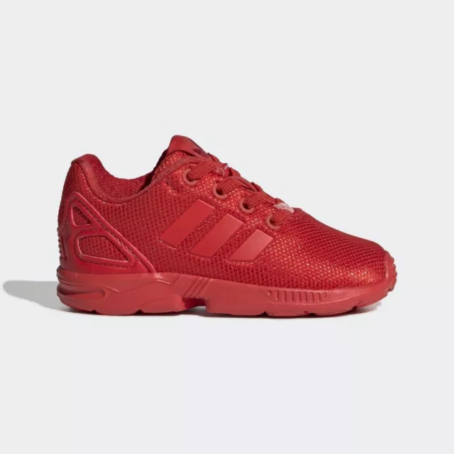 Adidas Original Baskets pour Enfants ZX Flux El I, Rouge Neuf