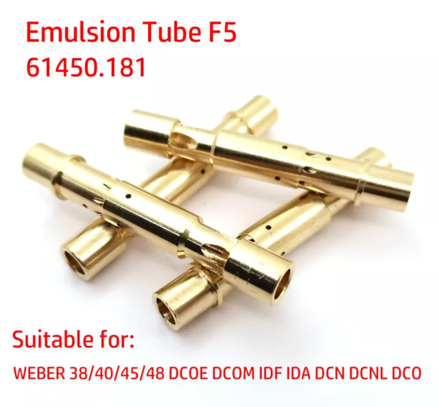 Emulsion Tube F5 #61450.181 WEBER 38/40/45/48 DCOE DCOM IDF IDA DCN DCNL DCO