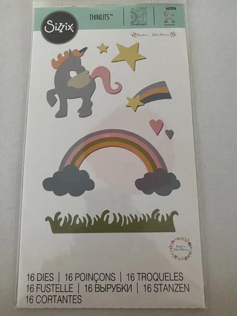 Sizzix 665070 Thinlits Set Fustelle 5 Pezzi - Animali Del Bambino, Per Big Shot, Taglio Carta E Cartoncino