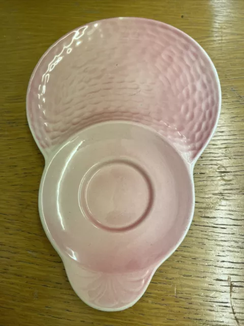 Vintage Maling Pink Glaze Lustre Ware Tennis Saucer/Plate