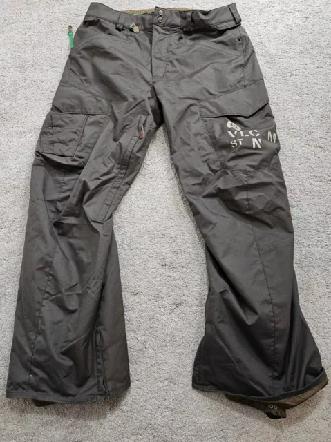 Volcom V-Line Science Snowboard Pants Mens XL Nimbus Ski Snow Winter