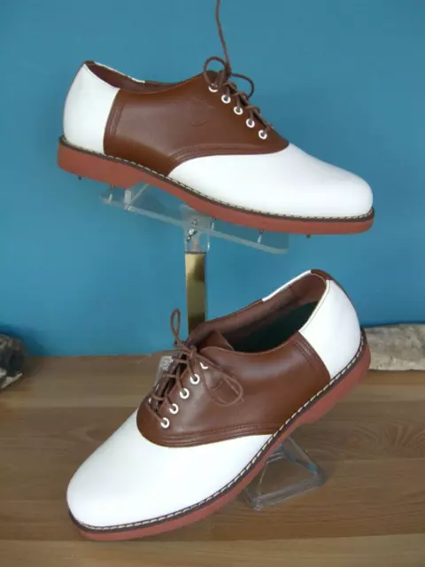 Vintage Men's Polo Golf Saddle Shoes 9 1/2D  NOS