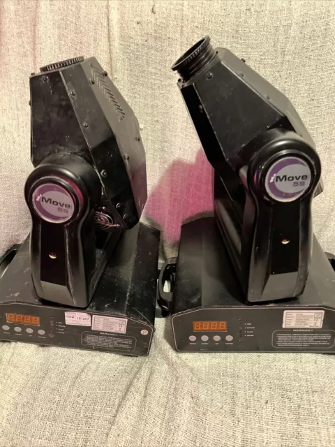 2x Acme iMove 5s Rotating Sound Activated Disco Lights 2x Acme iMove 5s Rotating Sound Activated Disco Lights