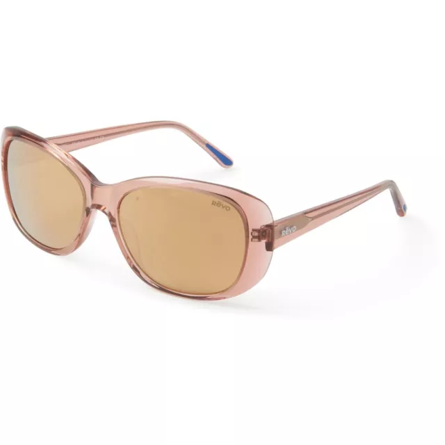 Revo   Sunglasses  Sammy  1102 Crystal  Mauve  10  Polarized  56Mm Eye