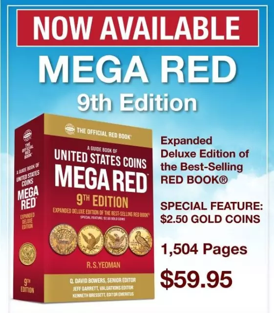 ***AVAILABLE*** 2024 OFFICIAL Red Book Of United States Coins Mega