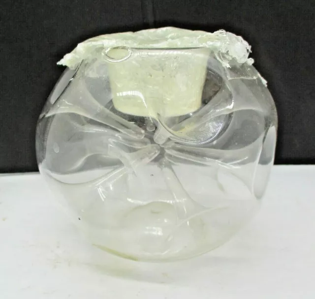 Vintage Hand Blown Glass Tea Light Candle Holder Two's Company Inc