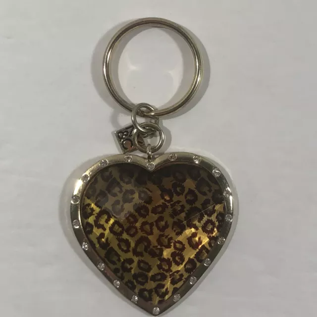 New York & Co. Leopard Heart Key Chain