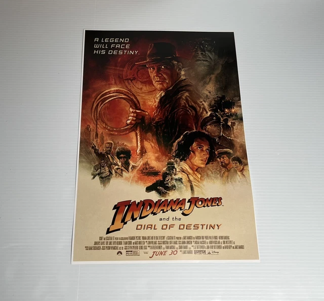 INDIANA JONES AND THE DIAL OF DESTINY (2023) movie poster £13.07 — free download