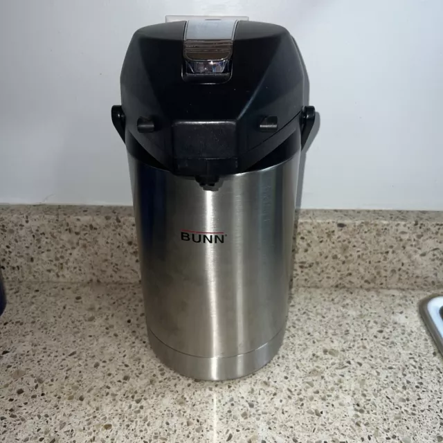 Bunn 32125.0000 2.5 - Action Lever-Liter Airpot, Stainless Steel - Used