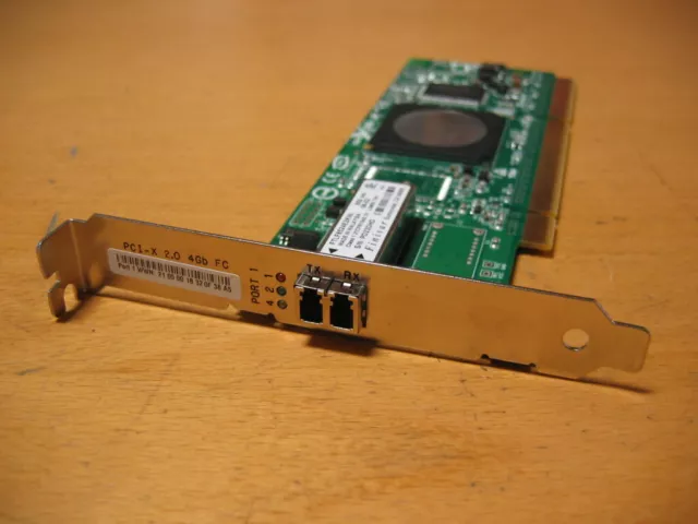 Lote 8x IBM QLA2460 Single Port 4Gb SFP Full Height PCI-X 2.0 FC 39M6017 39M6018 3