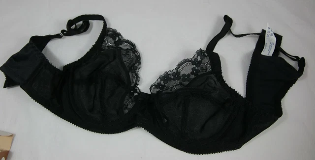 Reggiseno Vintage Gossard Nero Stile 0117 75/34B anni '80