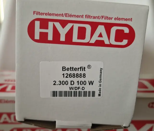 2.300 D 100 W Hydac-Filter 1268888 Stainless Steel
