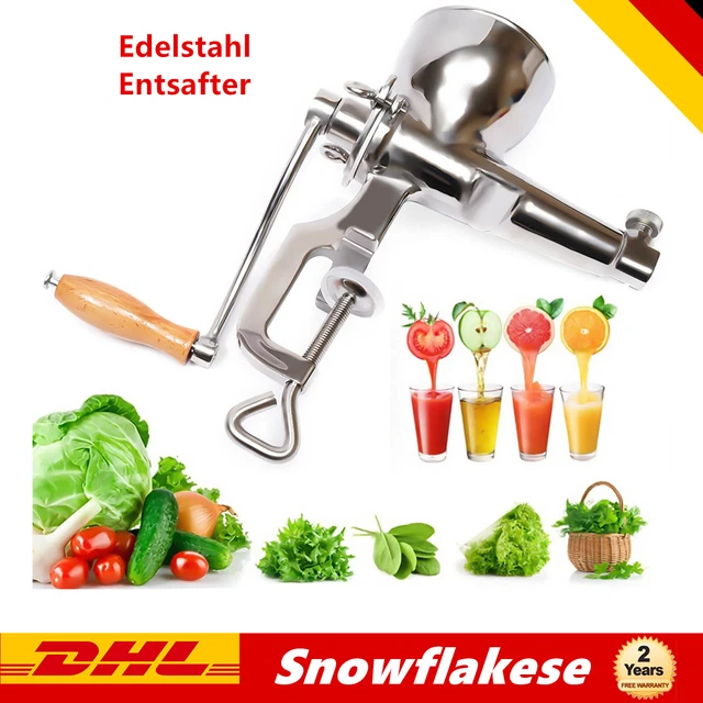 Dickly Manuelle Saftpresse - Edelstahl Entsafter Für Zitrusfrüchte