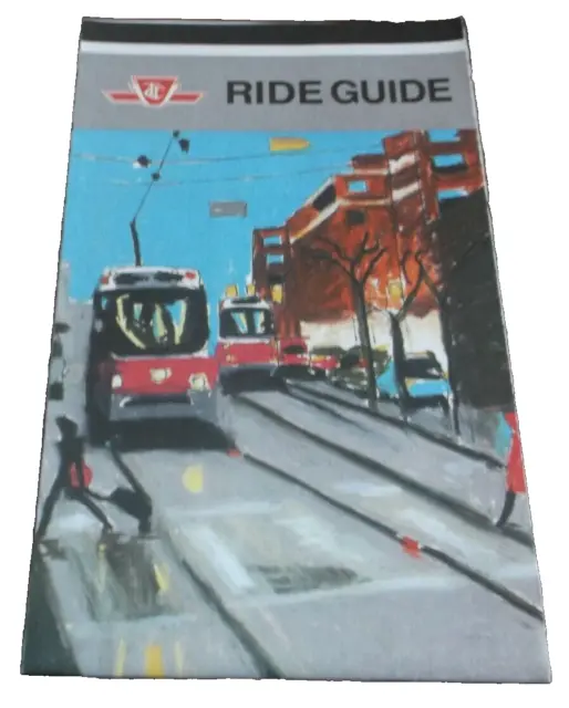 June 2014 Ttc Toronto Transit Commission Ride Guide Map