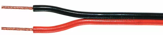 Câble de haut-parleur 10 m rouge noir 2 x 0,35 mm fil de haut-parleur pour HiFi, Maison ou Voiture... 3