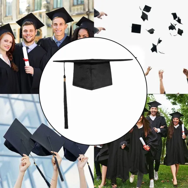 University Academic Graduation Hat Cap Bachelor BA Mortar Board Mortarboard cap