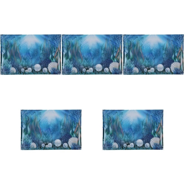 5 Count Reptile Box Background Fish Tank Background Paper Plants Decor Picture