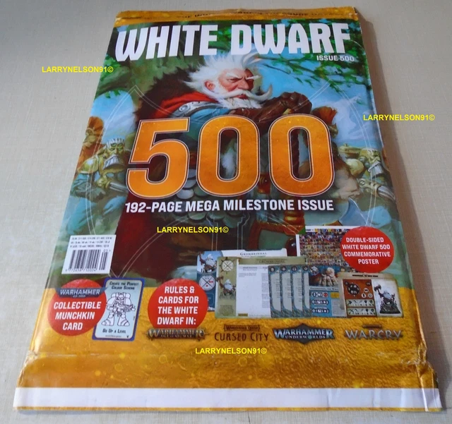 WHITE DWARF MAGAZINE May 2024 500 Warhammer 40K Sealed Necromunda