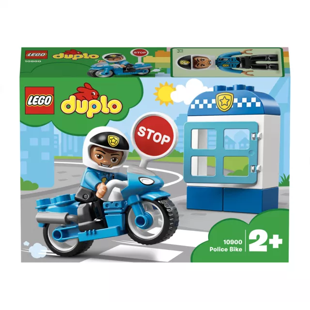 LEGO DUPLO Polizeimotorrad 10900 Polizei Motorrad Polizist Police Bike