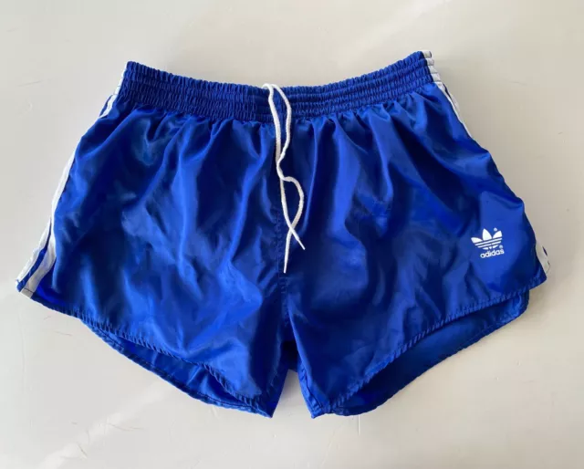 ADIDAS Glanz Shiny Nylon Vintage Sprinter Boxer Shorts Pants Hose D7 Gr.L C1091