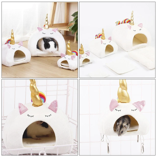 1pc Warme Kleine Pet Hütte Bett Hamster Winter Bett 2