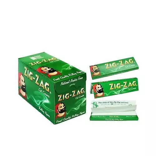 1200x ZIG ZAG GREEN Rizla Cut Corners ROLLING Papers Tobacco Cigarette Filter