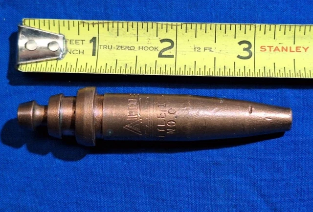 Airco No0 brass cutting torch tip