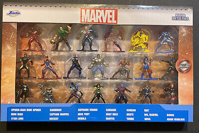 Jada * Marvel 20-Piece Set * Nano Metalfigs Metal Mini Figures 20-Pack 1 2/3"