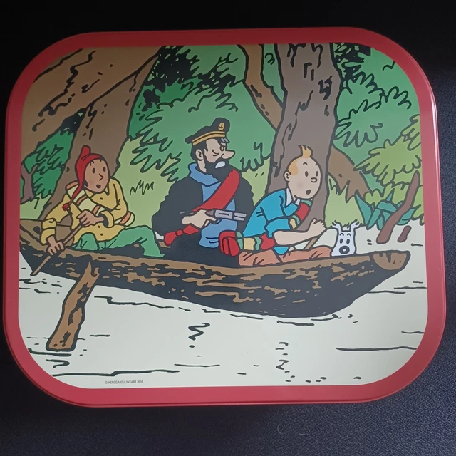 BOÎTE EN TÔLE Tintin Hergé EUR 64,82 - FR